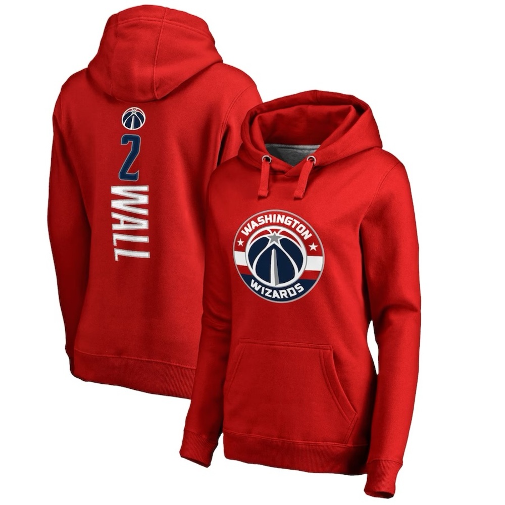 Washington Wizards John Wall Sweatshirt. Women.